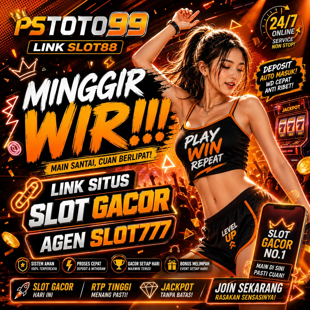 PSTOTO99 Link Slot88: Minggir Wir Link Situs Slot Gacor Agen Slot777 by Hey siriusly